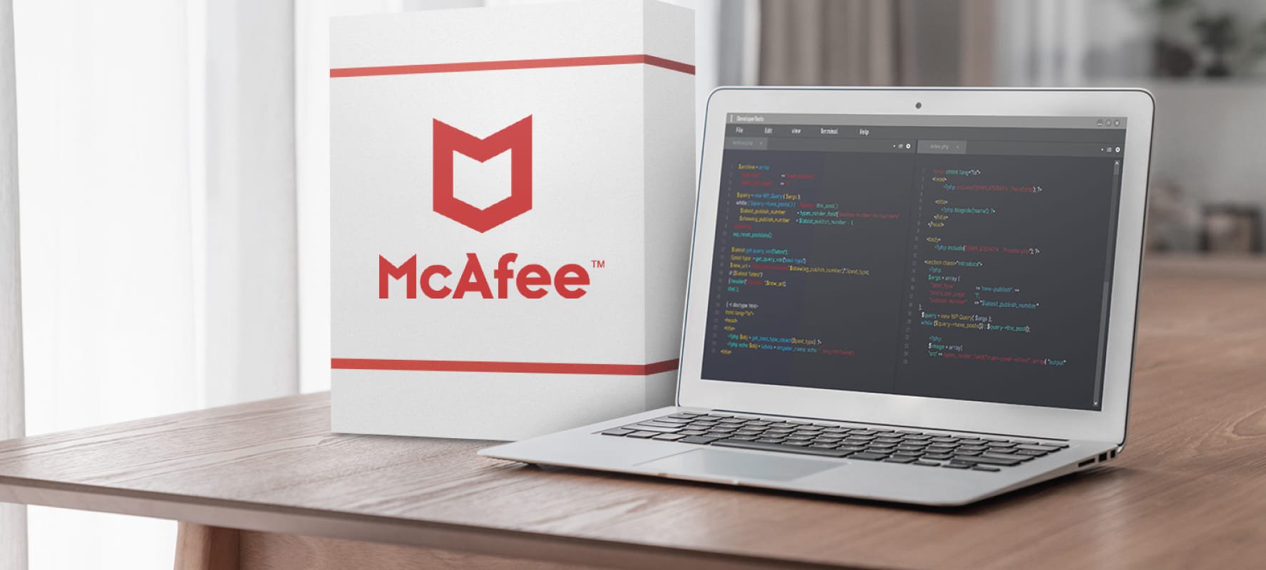 McAfee website screenshot
