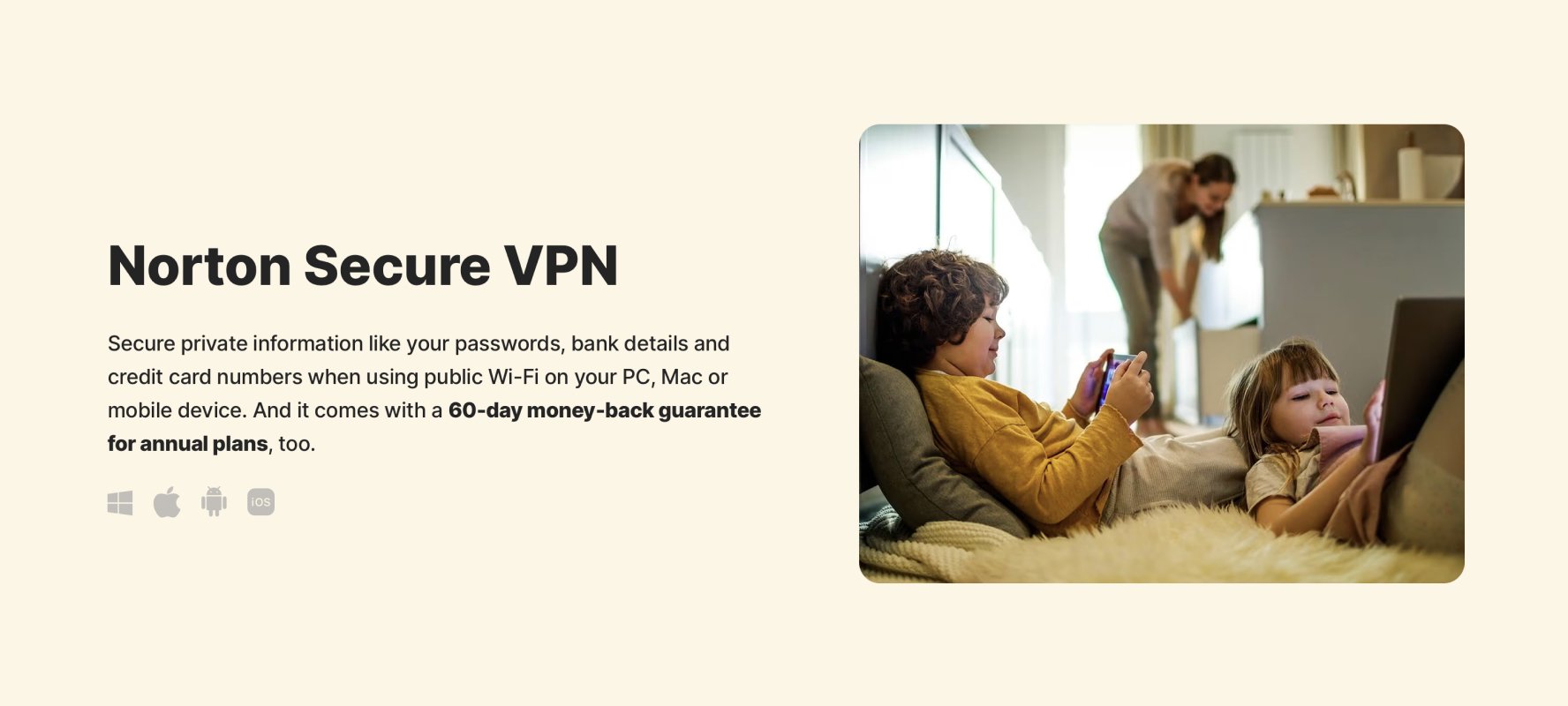 Nord VPN website screenshot