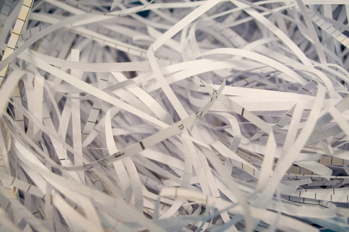Is Shredding Enough? Disposing of Sensitive Documents