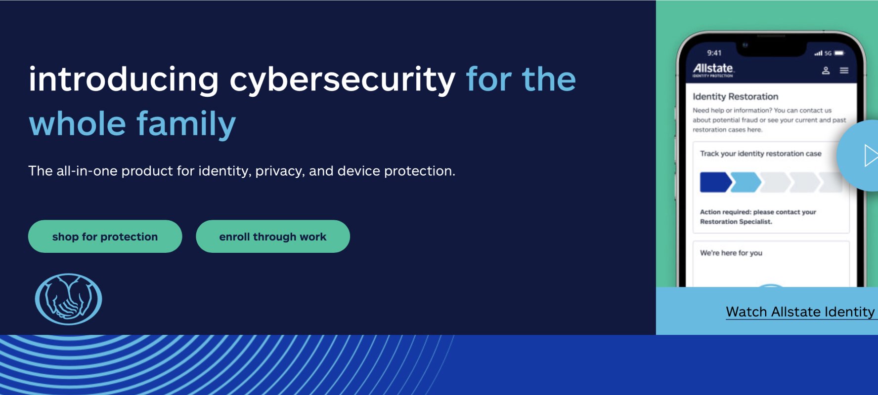 Allstate website screenshot