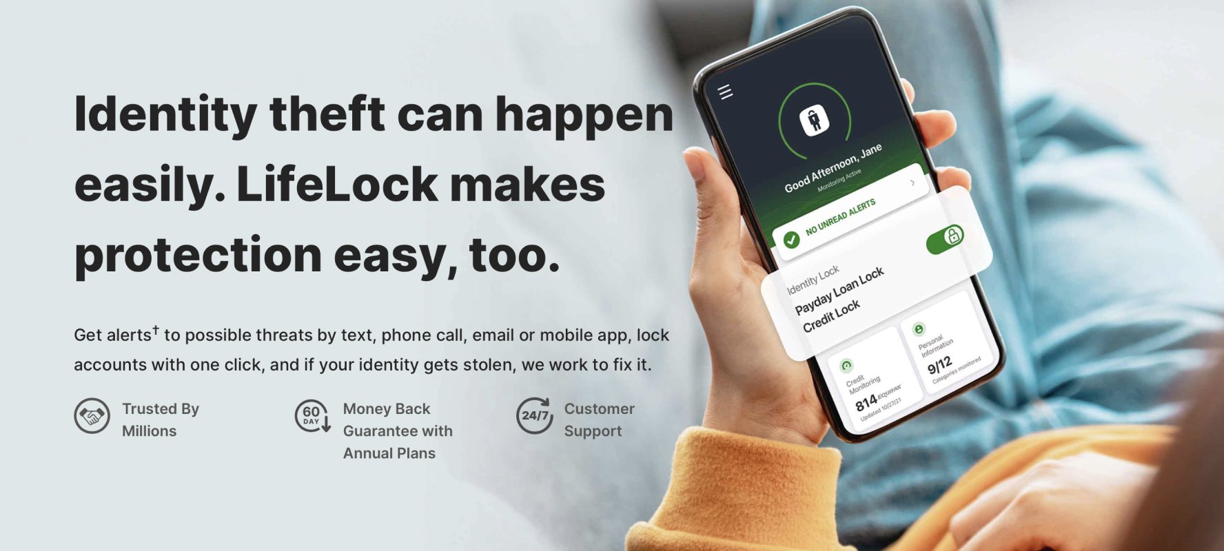 LifeLock website screenshot